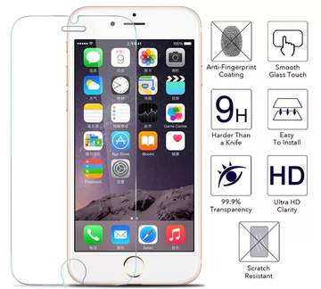 9H 0.3MM Clear Tempered Glass For Iphone 4 / 4s 