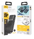 Aspor A300 Built in cable 10000mAh power bank 4 Cables