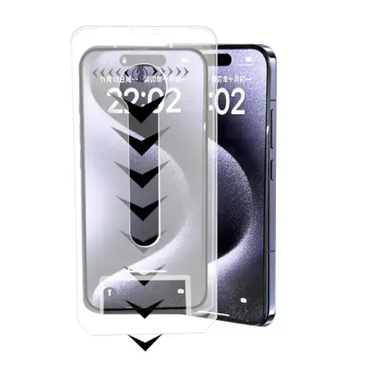 iPhone Screen Protector with Easy-Install Dust-Removal Kit ( All iphone models available )