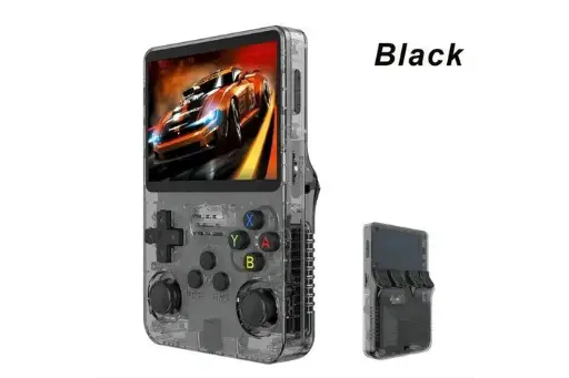R36S Retro Handheld Console with 3.5" IPS Screen and 64GB of Games